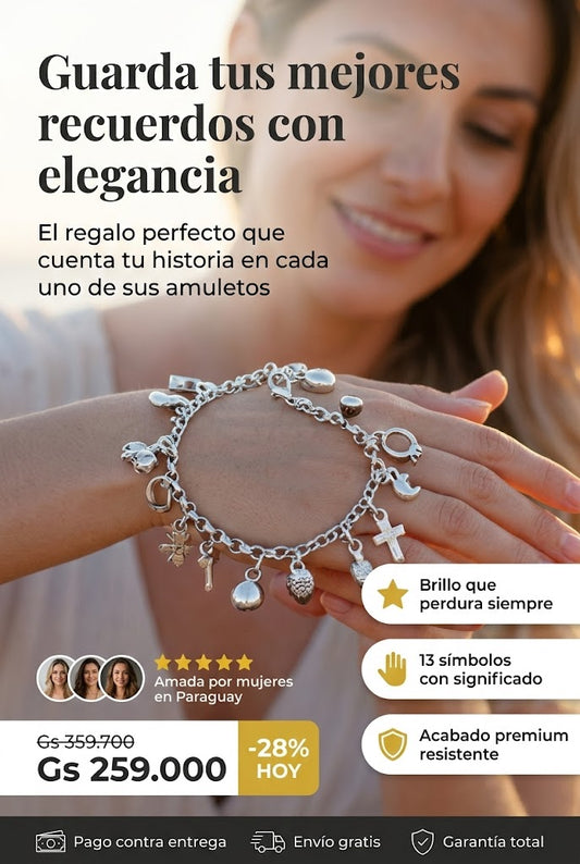 Pulsera 13 amuletos